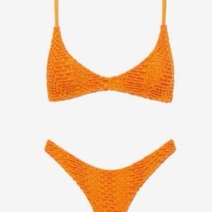 Triangl crochet bikini set